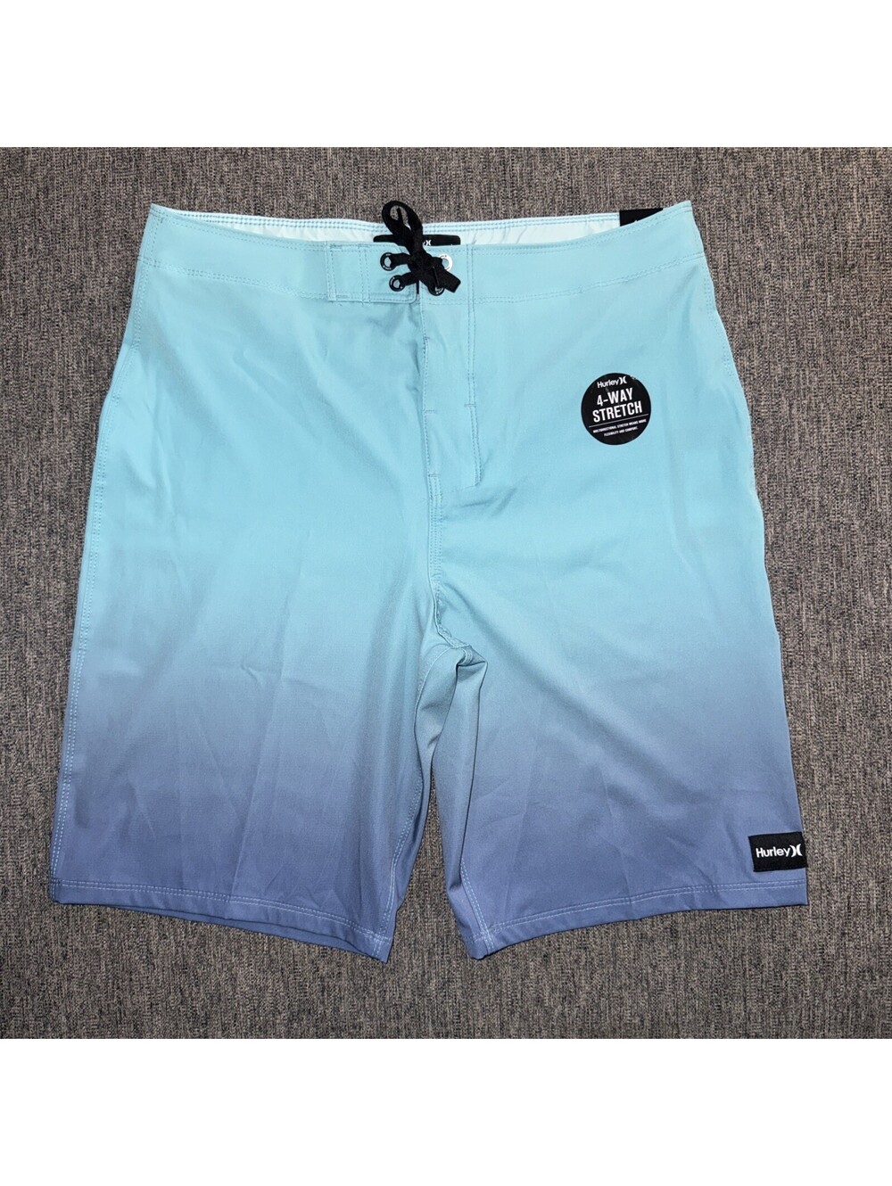Hurley Boys XL Fits Adult Small 4-Way Stretch Hybrid Shorts Mint Candy New